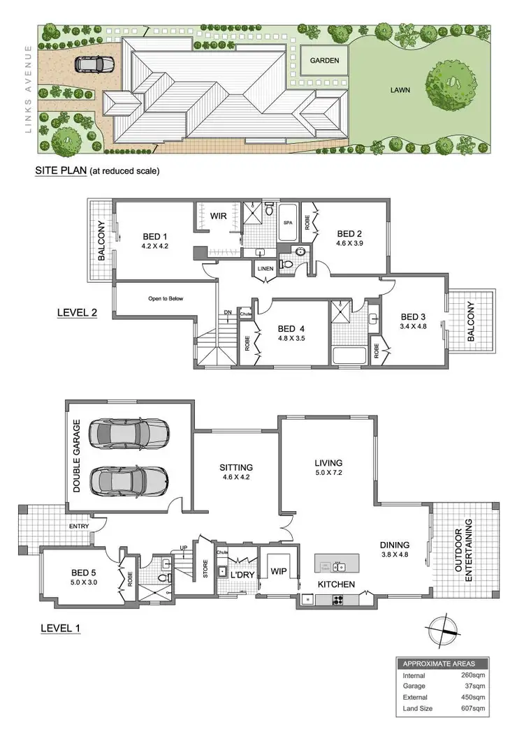 Floorplan of Homely house listing, 95 Links Avenue, Concord NSW 2137