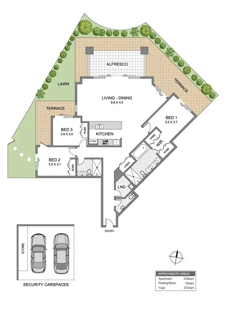 Floorplan of Homely apartment listing, 117/58 Peninsula Drive, Breakfast Point NSW 2137