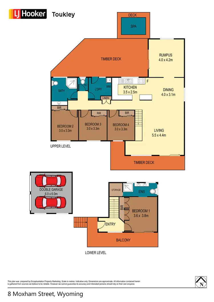 Floorplan of Homely house listing, 8 Moxham Street, Wyoming NSW 2250