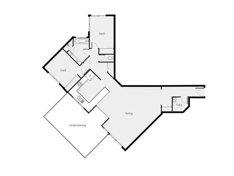 Floorplan of Homely unit listing, 302/2-10 Greenslopes Street, Cairns North QLD 4870