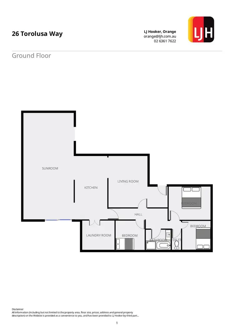 Floorplan of Homely house listing, 26 Torulosa Way, Orange NSW 2800