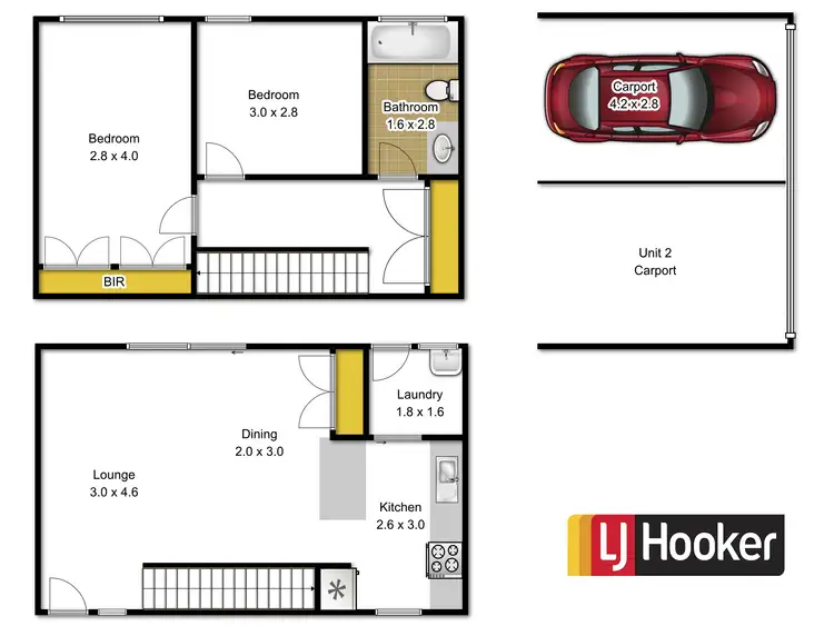 Floorplan of Homely house listing, 3/28-30 George Street, Traralgon VIC 3844