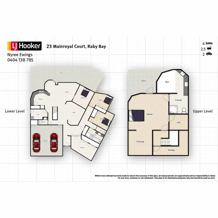 Floorplan of Homely house listing, 23 Mainroyal Court, Raby Bay QLD 4163
