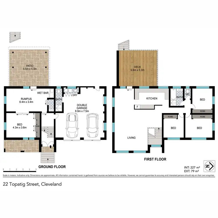 Floorplan of Homely house listing, 22 Topatig Street, Cleveland QLD 4163