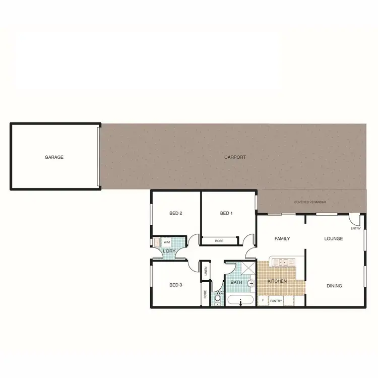 Floorplan of Homely house listing, 22 Perrin Circuit, Banks ACT 2906