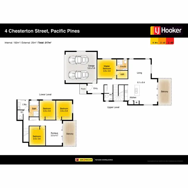 Floorplan of Homely house listing, 4 Chesterton Street, Pacific Pines QLD 4211