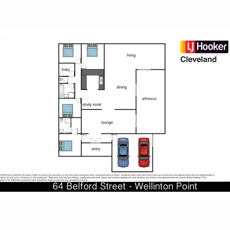 Floorplan of Homely house listing, 64 Belford Drive, Wellington Point QLD 4160