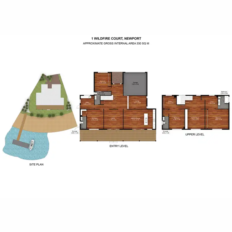 Floorplan of Homely house listing, 1 Wildfire Court, Newport QLD 4020