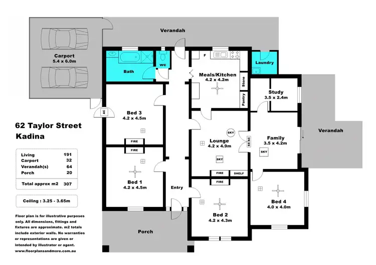 Floorplan of Homely house listing, 62 Taylor Street, Kadina SA 5554