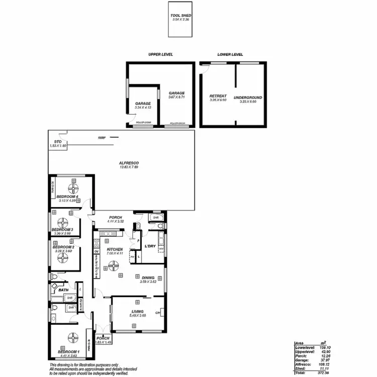 Floorplan of Homely house listing, 10 Pompoota Road, Modbury SA 5092