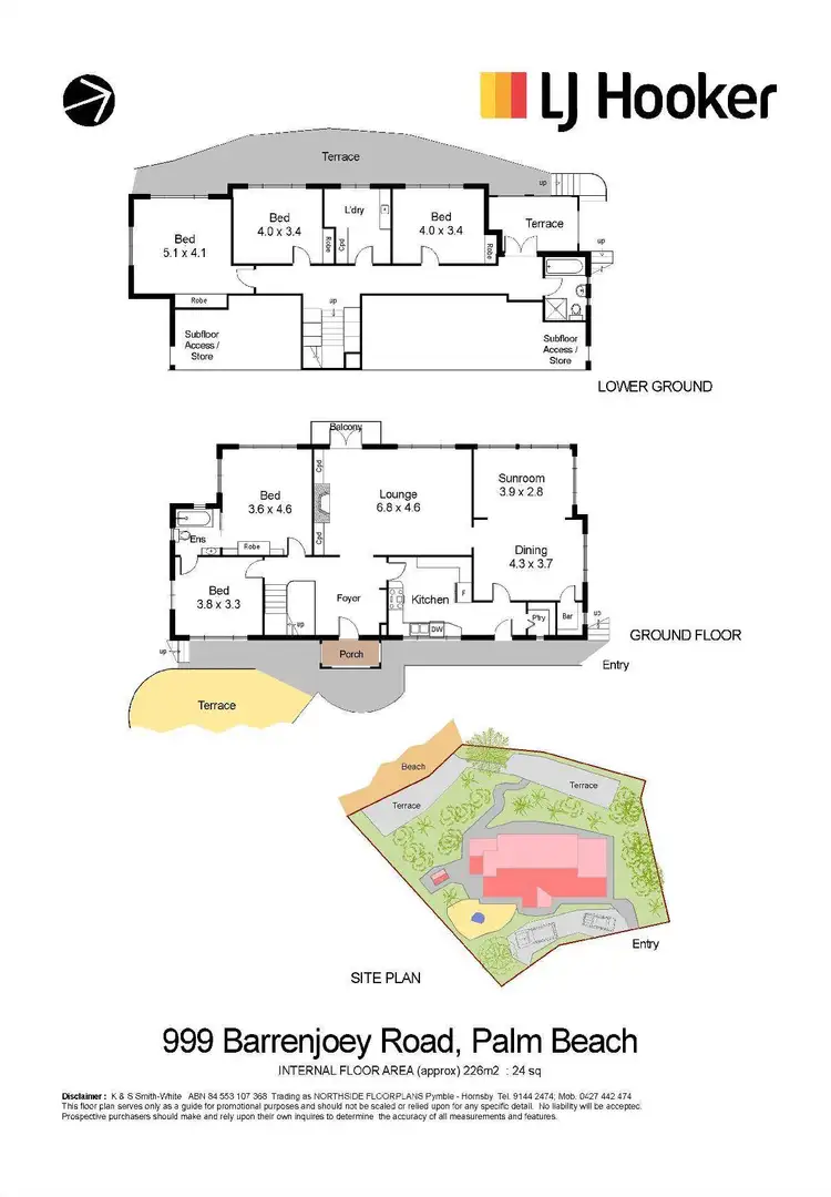 Floorplan of Homely house listing, 999 Barrenjoey Road, Palm Beach NSW 2108