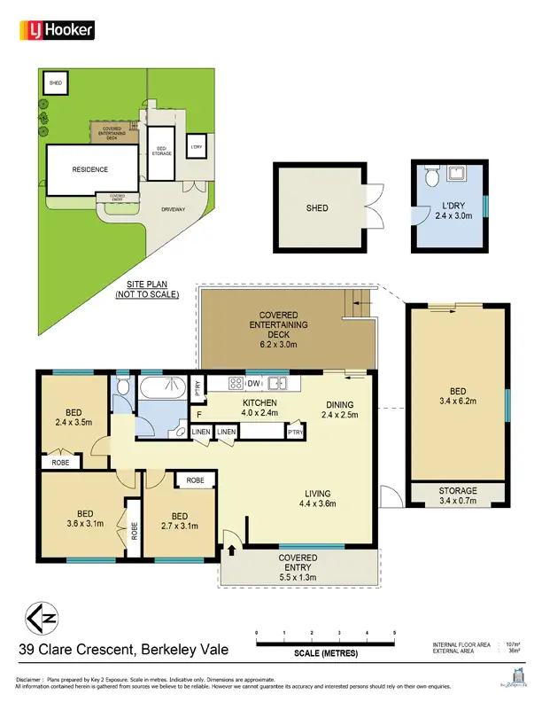 Floorplan of Homely house listing, 39 Clare Crescent, Berkeley Vale NSW 2261