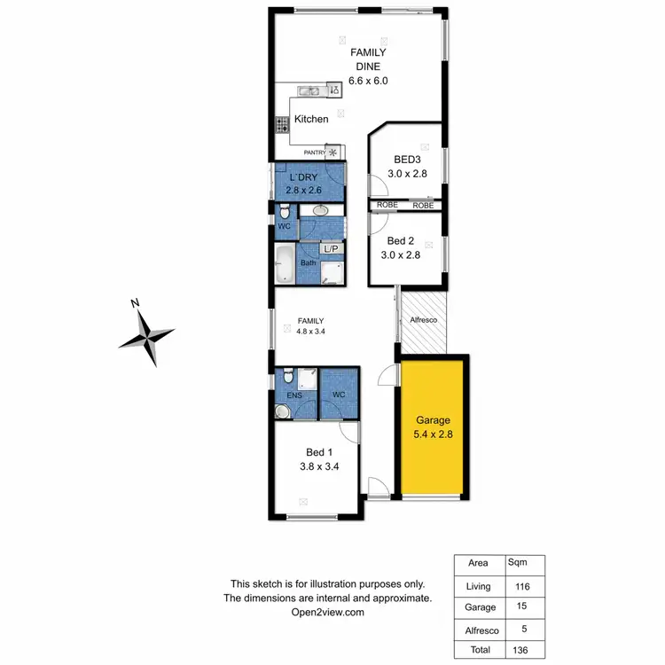 Floorplan of Homely house listing, 22 Jarrah Drive, Munno Para West SA 5115