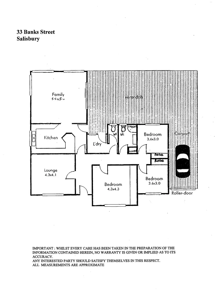 Floorplan of Homely house listing, 33 Banks Street, Salisbury SA 5108