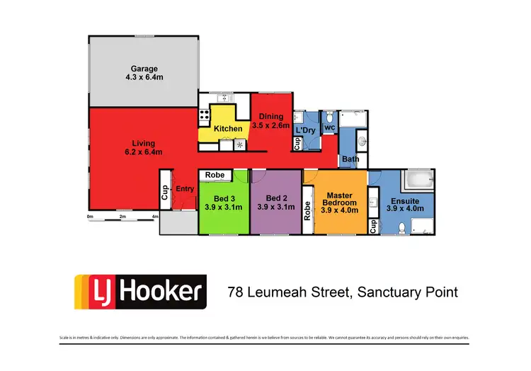 Floorplan of Homely house listing, 78 Leumeah St, Sanctuary Point NSW 2540