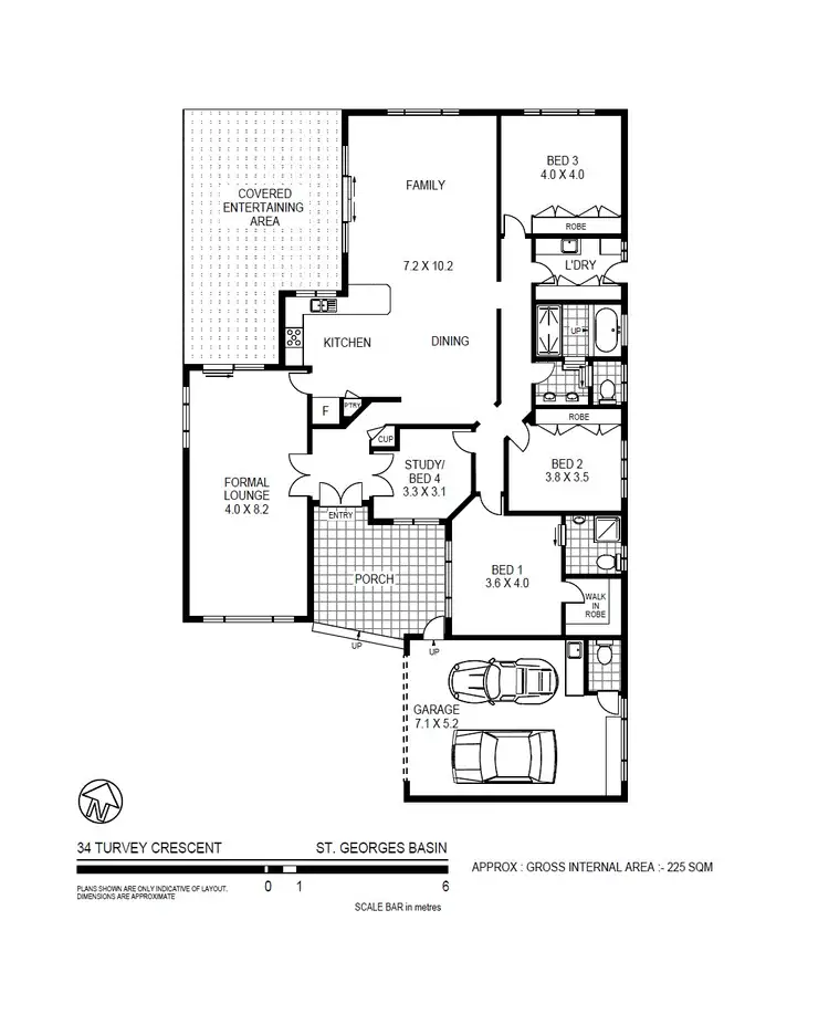 Floorplan of Homely house listing, 34 Turvey Crescent, St Georges Basin NSW 2540