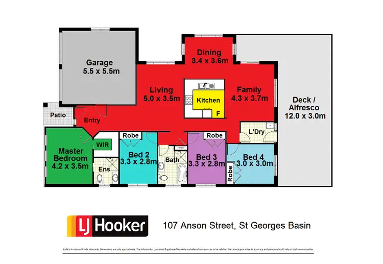 Floorplan of Homely house listing, 107 Anson Street, St Georges Basin NSW 2540