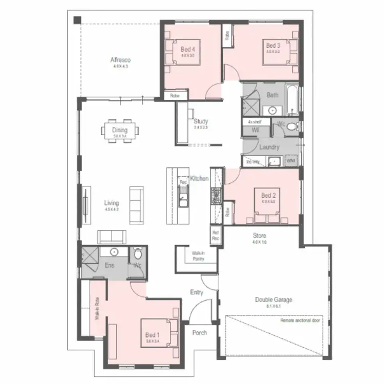 Floorplan of Homely house listing, 69 Illawarra Drive, Eaton WA 6232