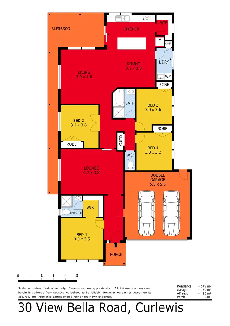 Floorplan of Homely house listing, 30 - 32 View Bella Road, Curlewis VIC 3222