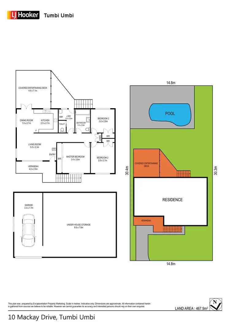 Floorplan of Homely house listing, 10 Mackay Drive, Tumbi Umbi NSW 2261