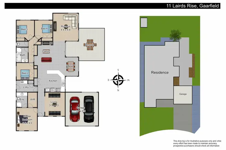 Floorplan of Homely house listing, 11 Lairds Rise, Garfield VIC 3814