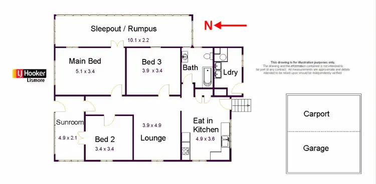 Floorplan of Homely house listing, 41 Mckenzie Street, Lismore NSW 2480