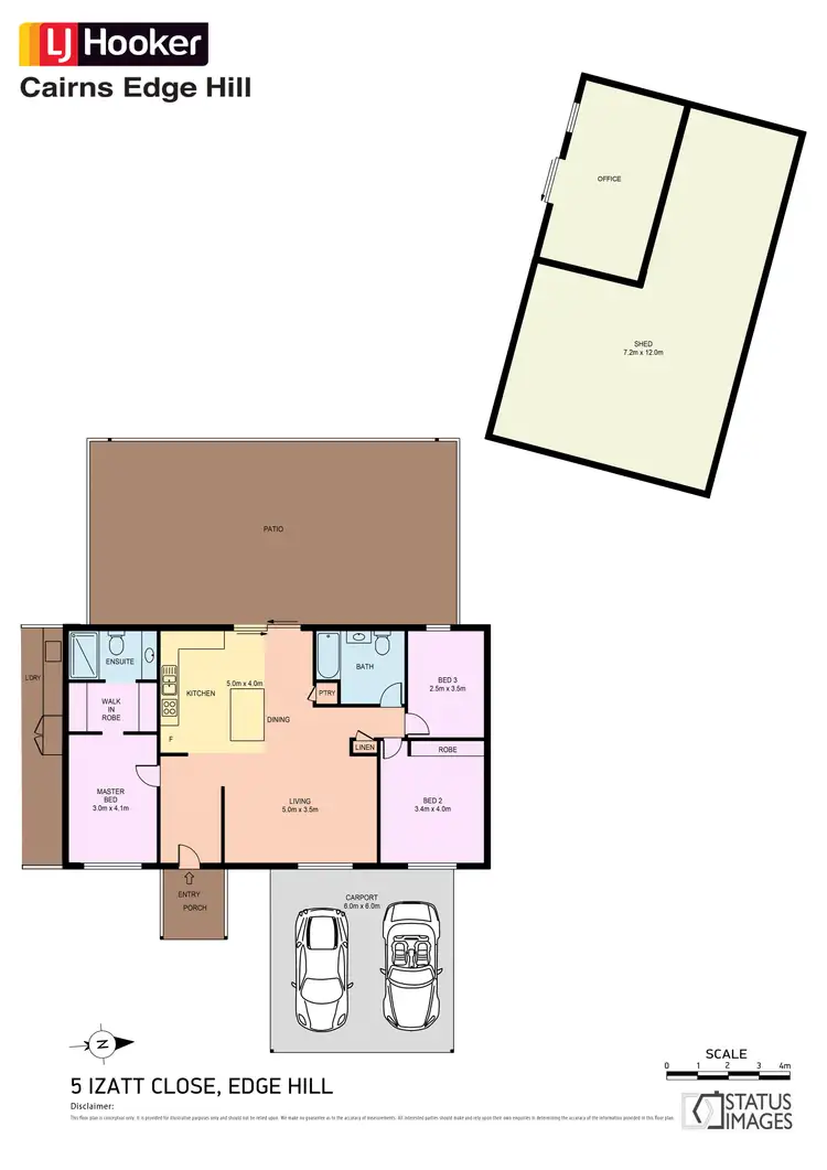 Floorplan of Homely house listing, 5 Izatt Close, Edge Hill QLD 4870