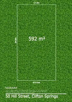 Floorplan of Homely land listing, 50 Hill Street, Clifton Springs VIC 3222