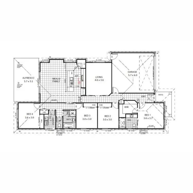Floorplan of Homely house listing, 92 Darnell Street, Yarrabilba QLD 4207