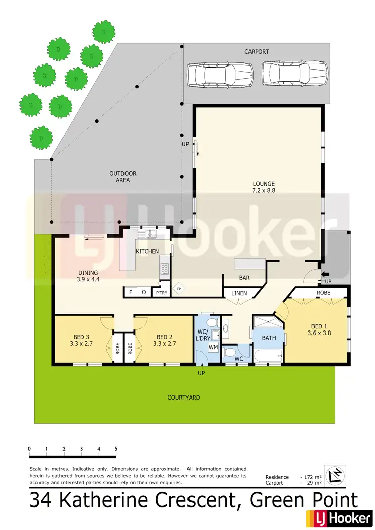 Floorplan of Homely house listing, 34 Katherine Crescent, Green Point NSW 2251