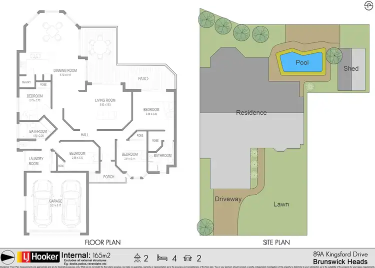 Floorplan of Homely house listing, 89A Kingsford Drive, Brunswick Heads NSW 2483