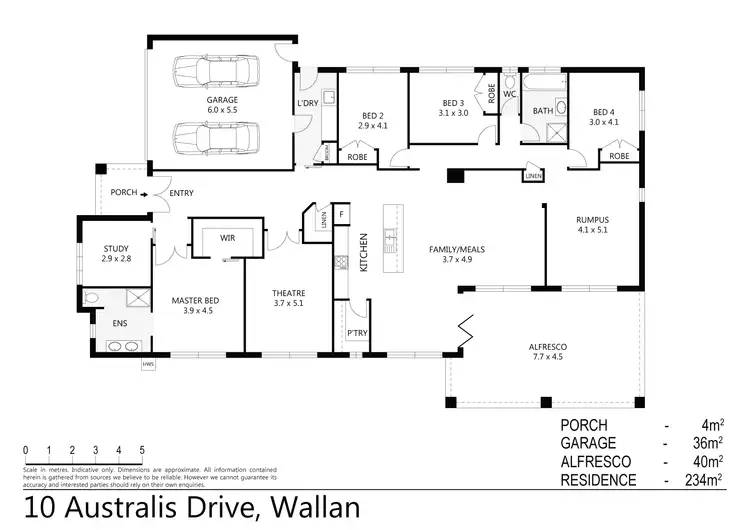 Floorplan of Homely house listing, 10 Australis Drive, Wallan VIC 3756