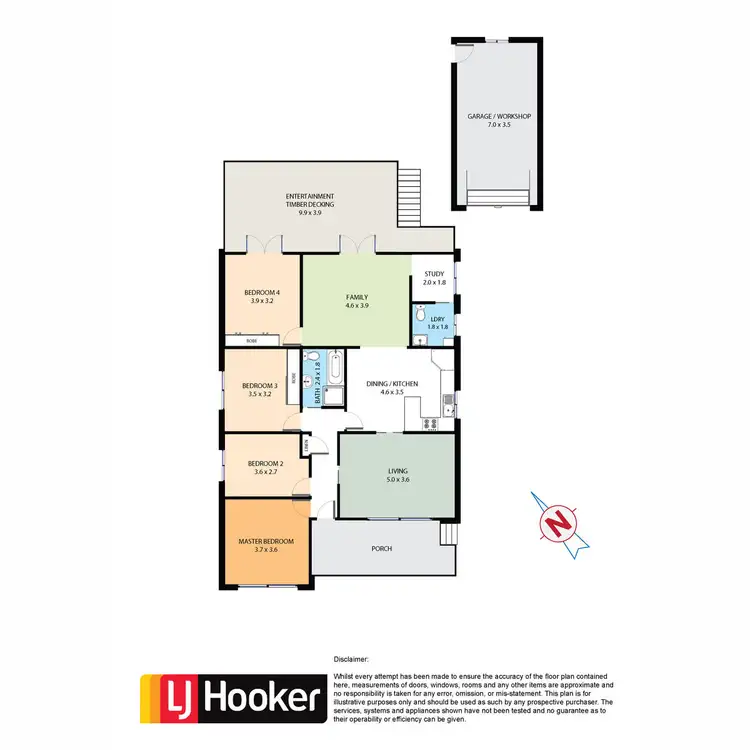 Floorplan of Homely house listing, 5 Boxer Place, Rooty Hill NSW 2766