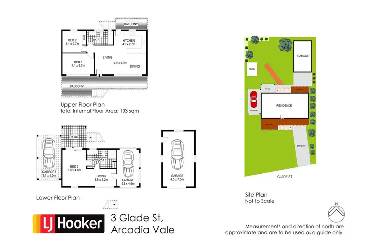 Floorplan of Homely house listing, 3 Glade Street, Arcadia Vale NSW 2283