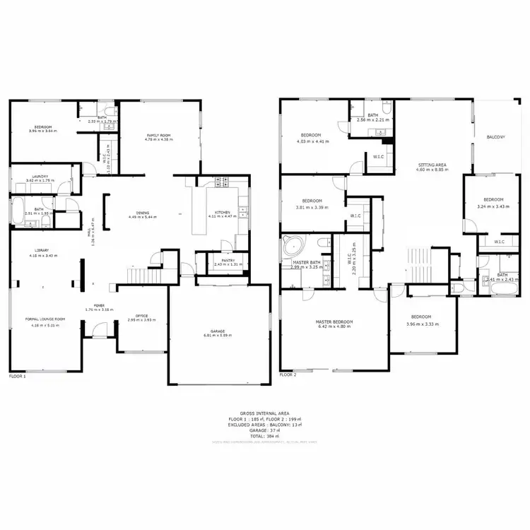 Floorplan of Homely house listing, 6 Hernandia Place, Mackenzie QLD 4156