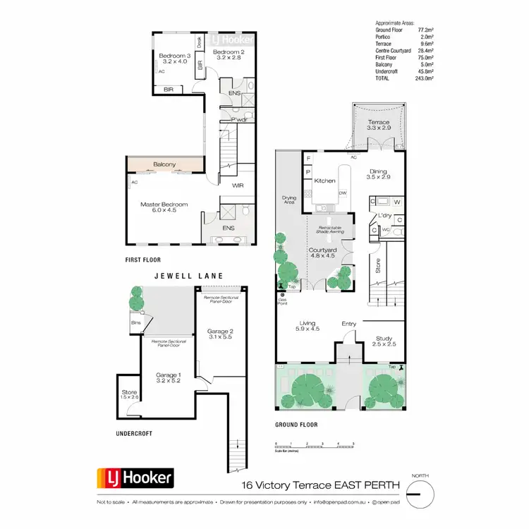 Floorplan of Homely house listing, 16 Victory Terrace, East Perth WA 6004