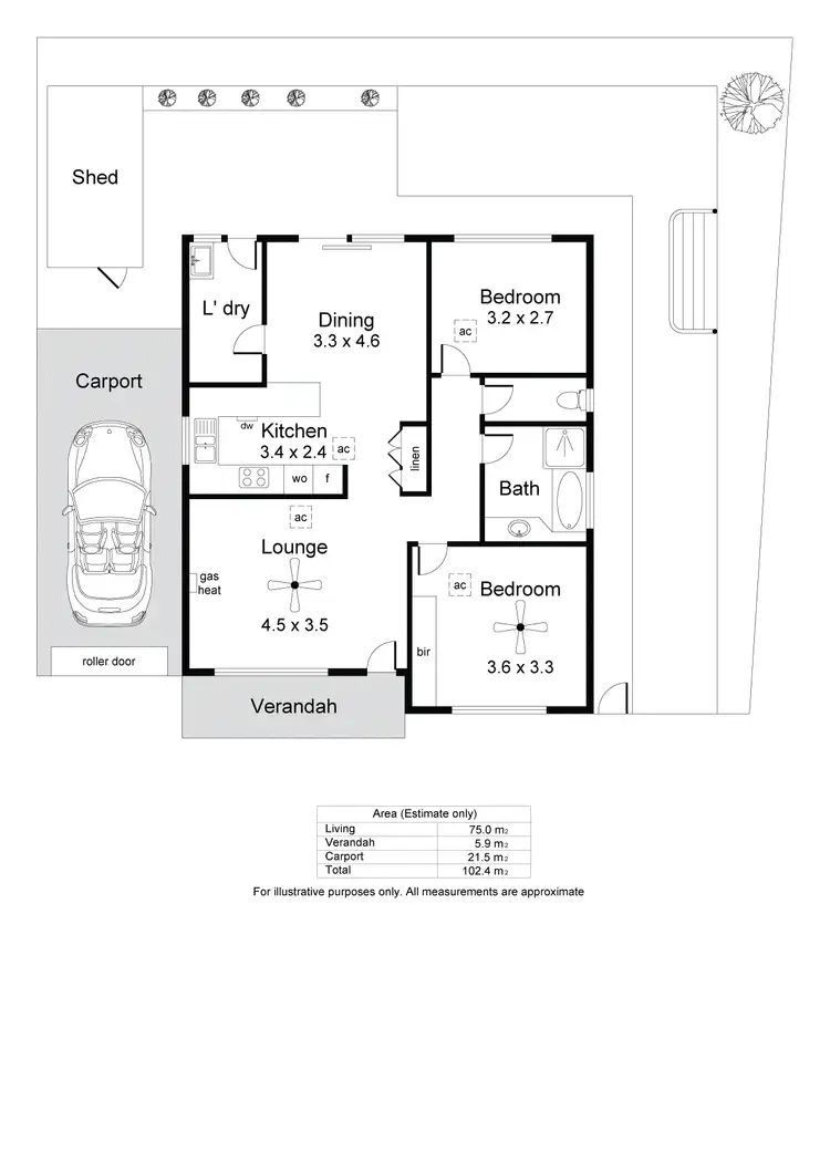 Floorplan of Homely unit listing, 5/1 Sherry Court, Wynn Vale SA 5127