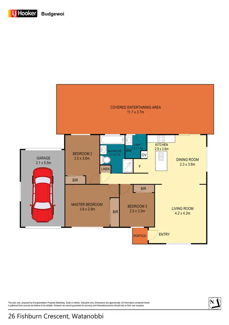 Floorplan of Homely house listing, 26 Fishburn Crescent, Watanobbi NSW 2259