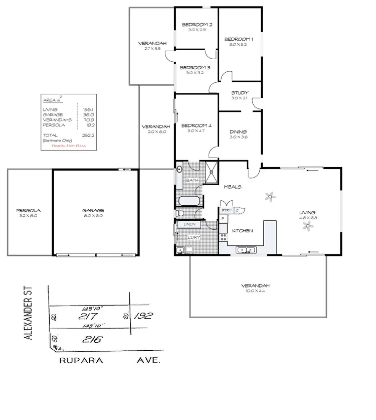 Floorplan of Homely house listing, 18 - 20 Alexander Street, Hayborough SA 5211