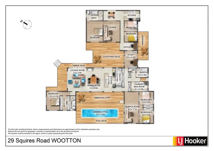Floorplan of Homely rural property listing, 29 Squires Road, Wootton NSW 2423