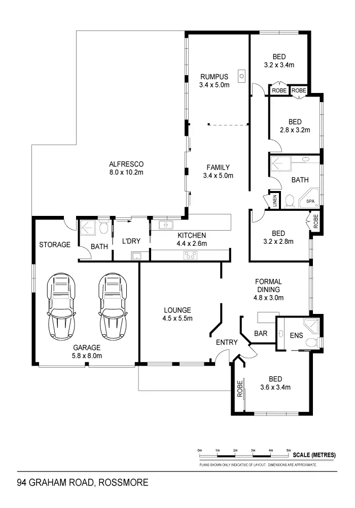 Floorplan of Homely rural property listing, 94 Graham Road, Rossmore NSW 2557