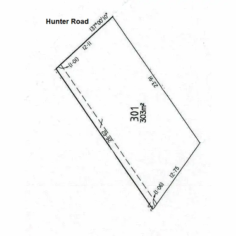 Floorplan of Homely land listing, Lot 301 Hunter Road, Christies Beach SA 5165