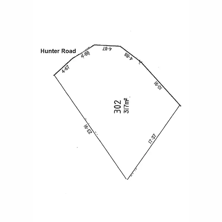 Floorplan of Homely land listing, Lot 302 Hunter Road, Christies Beach SA 5165
