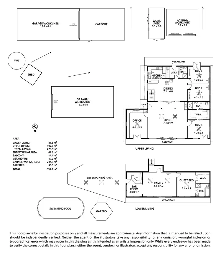 Floorplan of Homely rural property listing, 126 Gum Tree Glade, Norton Summit SA 5136