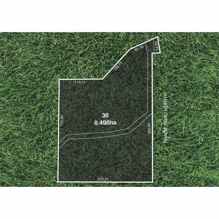 Floorplan of Homely land listing, Lot 36/ Range Road North, Upper Hermitage SA 5131