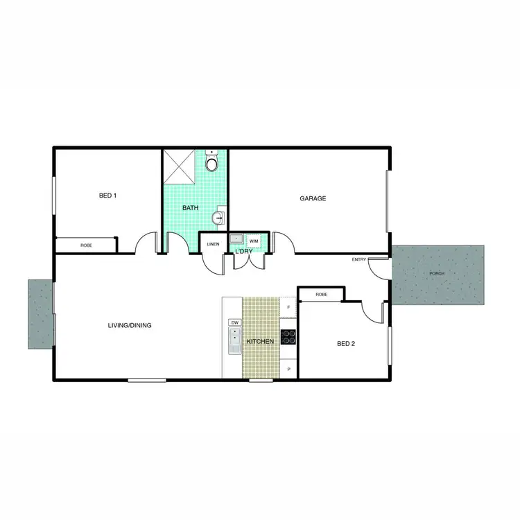 Floorplan of Homely townhouse listing, 12/71 Lawrenson Circuit, Jacka ACT 2914