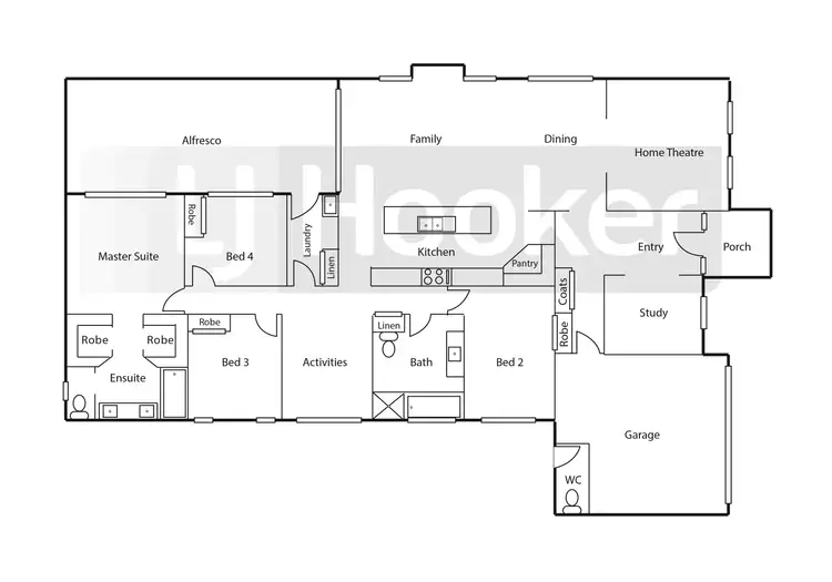 Floorplan of Homely house listing, 2 Rocklilly Street, Harrington NSW 2427