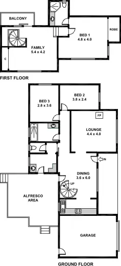 Floorplan of Homely house listing, 64 Alfred Road, Claremont WA 6010