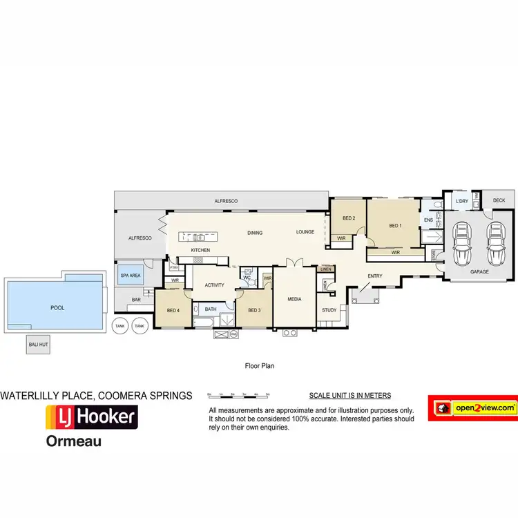 Floorplan of Homely house listing, 8 Waterlilly Place, Upper Coomera QLD 4209