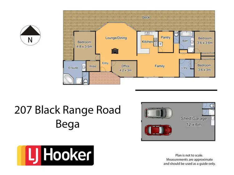 Floorplan of Homely rural property listing, 207 Black Range Road, Bega NSW 2550